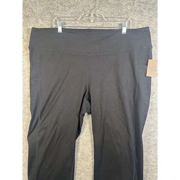 J.Jill Fit Performance Boot-Cut Pants Black Activewear Pockets 3X 220974 NEW - Picture 5 of 12